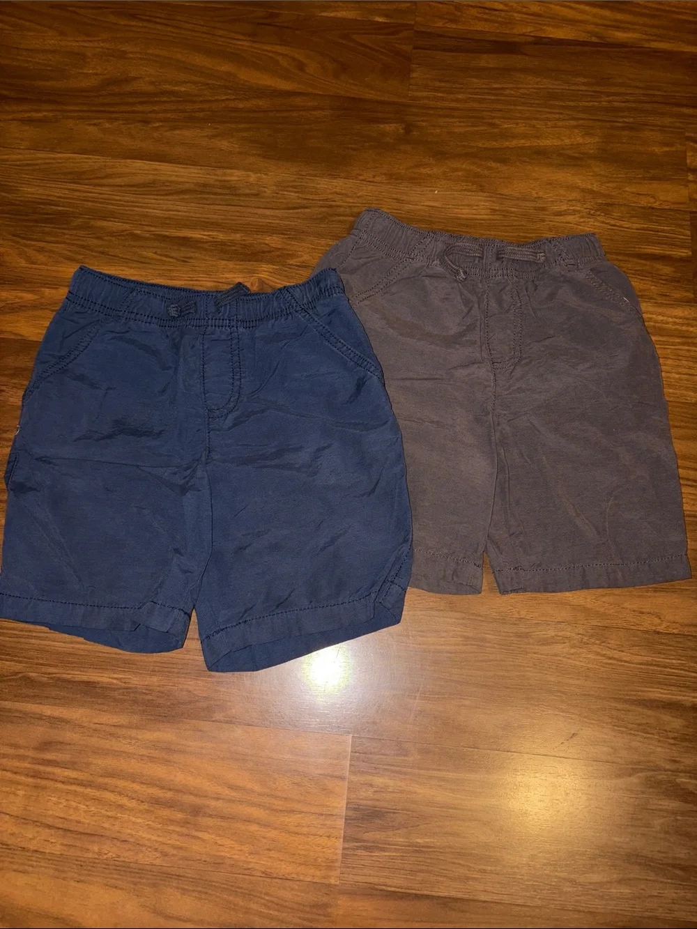 jumping beans Navy and Brown Pull-On Shorts Set